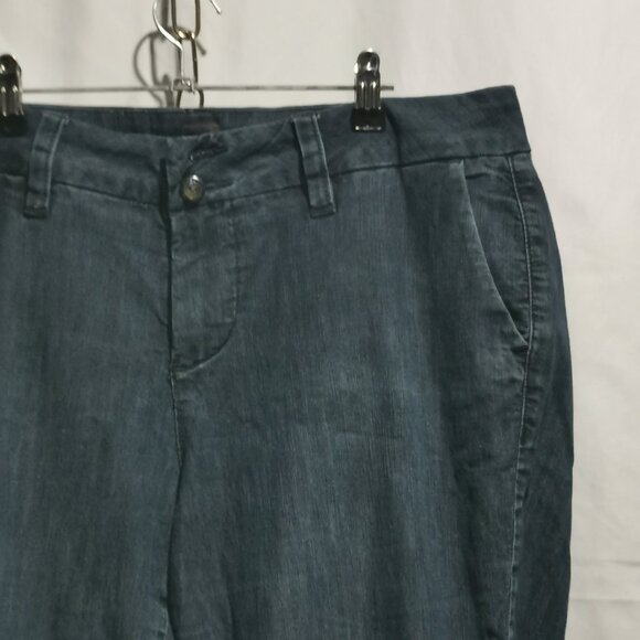 36x30 14W Flare Denim Trousers EUC #165 - Picture 2 of 9